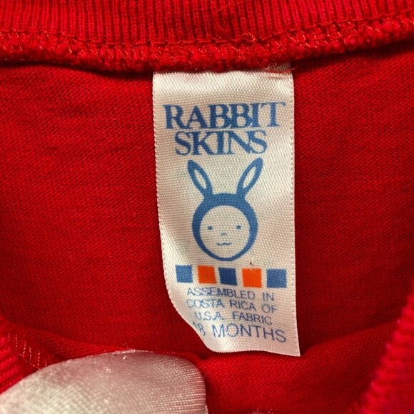 Vintage Baby 18M M.D. Anderson Cancer Center Christmas One Piece Red Holiday - Picture 5 of 7
